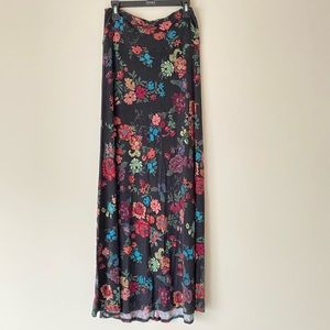 American Rag Cie Women's Floral Print Midi Tube Skirt - S - Pre-owned